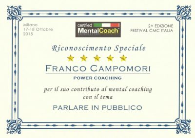 Franco Campomori Certified Mental Coach